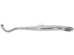 Exhaust sidepipe 28 mm chrome | Puch Maxi S Exhaust sidepipe 28 mm chrome | Puch Maxi S
