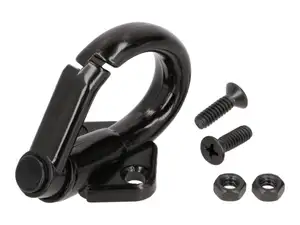 Gancio portapacchi / gancio portacasco alluminio nero | Vespa Gancio portapacchi / gancio portacasco alluminio nero | Vespa