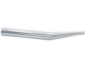 Rear muffler cigar Ø 26 / 60 mm curved chrome Rear muffler cigar Ø 26 / 60 mm curved chrome