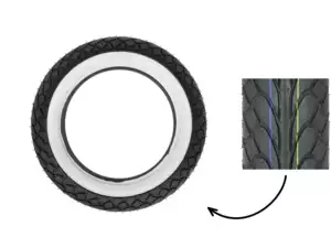 Mitas tire 120/70 x 10" tire MC22 Elegance Allround Whitewall Scooter Mitas tire 120/70 x 10" tire MC22 Elegance Allround Whitewall Scooter