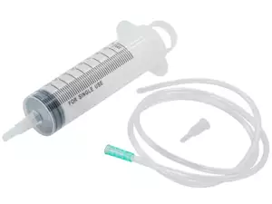Dosing syringe 100 ml with tube & tips Dosing syringe 100 ml with tube & tips