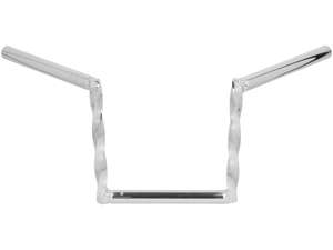 Handlebar fork plate 21 cm "Z" turned chrome Handlebar fork plate 21 cm "Z" turned chrome