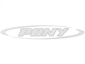 Tank sticker "PONY" 192 x 34 PVC | Pony GTX / Cross Beta 521 (P8650W) Tank sticker "PONY" 192 x 34 PVC | Pony GTX / Cross Beta 521 (P8650W)