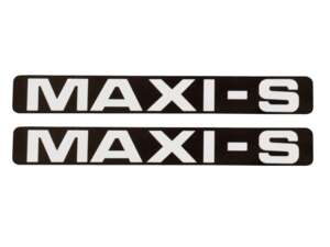Sticker "MAXI-S" black / white Sticker "MAXI-S" black / white