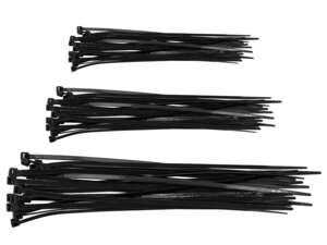 BGS cable ties 100 - 200 mm (75 pcs.) black BGS cable ties 100 - 200 mm (75 pcs.) black
