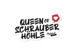 Sticker "mofakult Tutorials - Queen of Schrauber Höhle" 90 x 55 mm Sticker "mofakult Tutorials - Queen of Schrauber Höhle" 90 x 55 mm