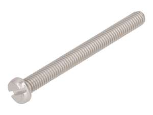 Screw M6x60 cylinder head slotted stainless steel Screw M6x60 cylinder head slotted stainless steel