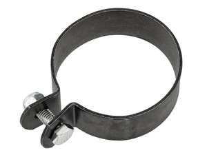 Exhaust clamp, 70 mm, black, wide version Exhaust clamp, 70 mm, black, wide version