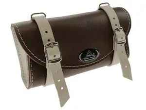 Saddle bag "Classic" dark brown / cream Saddle bag "Classic" dark brown / cream