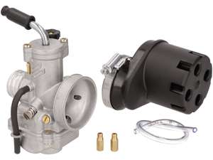 Polini CP 21 mm carburetor & air filter (hand choke) | Piaggio Ciao, SI, Bravo, Boxer Polini CP 21 mm carburetor & air filter (hand choke) | Piaggio Ciao, SI, Bravo, Boxer