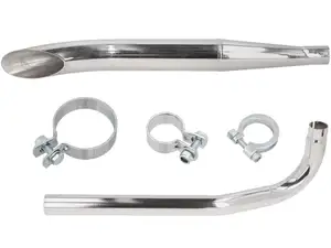 Exhaust set sidepipe Ø 32 / 60 mm chrome | Sachs 503 Exhaust set sidepipe Ø 32 / 60 mm chrome | Sachs 503