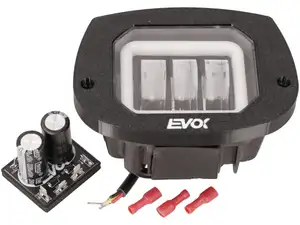 Evok LED headlight insert triple lens "parking light angular" | Piaggio Ciao Evok LED headlight insert triple lens "parking light angular" | Piaggio Ciao