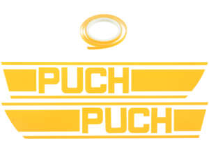 Adhesive kit tank yellow foil plot | Puch X30 Adhesive kit tank yellow foil plot | Puch X30