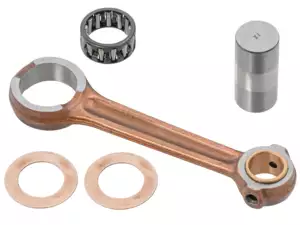 Mazzucchelli connecting rod with bronze bushing axe 12 mm | Piaggio Ciao, SI, Bravo, Boxer Mazzucchelli connecting rod with bronze bushing axe 12 mm | Piaggio Ciao, SI, Bravo, Boxer