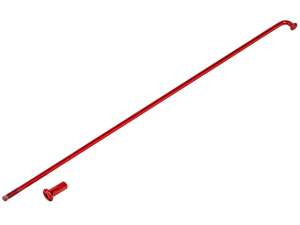 GPO 19" spoke single incl. nipple (2.9 x 212 mm) red GPO 19" spoke single incl. nipple (2.9 x 212 mm) red