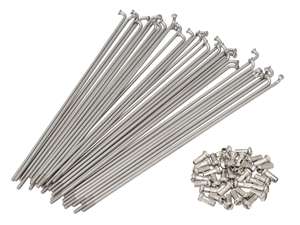 GPO spoke set incl. nipple (2.9 x 198 mm) Inox GPO spoke set incl. nipple (2.9 x 198 mm) Inox