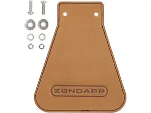 66HEROES Splash guard "Zündapp" narrow leather 66HEROES Splash guard "Zündapp" narrow leather