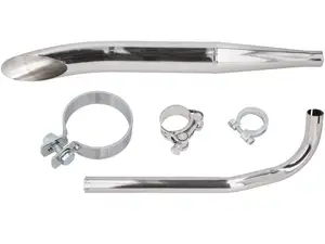 Exhaust set Sidepipe Ø 28 / 60 mm chrome | Sachs 503 Exhaust set Sidepipe Ø 28 / 60 mm chrome | Sachs 503